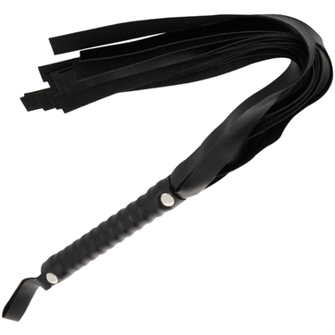 Frusta BDSM Elegante Nero Darkness per Giochi di Seduzione e Bondage